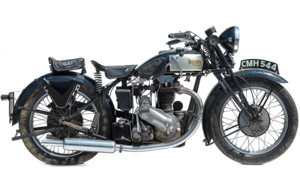 1935 Triumph 6 1 650cc motorcycle